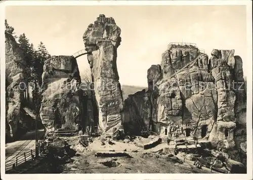 Externsteine Felsen Teutoburgerwald Kat. Detmold