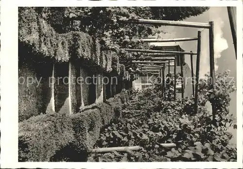 Meersburg Bodensee Treppenaufgang zum Fuerstenhaeusle Kat. Meersburg