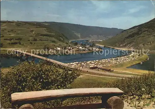 Senheim Senhals Blick auf die Mosel Kat. Senheim