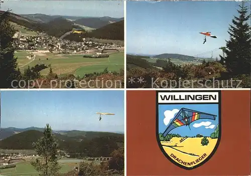 Willingen Sauerland Totalansicht Naturpark Drachenflieger Kat. Willingen (Upland)