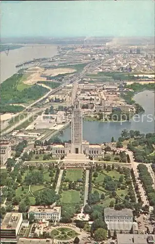 Baton Rouge Louisiana State Capitol Air view Kat. Baton Rouge