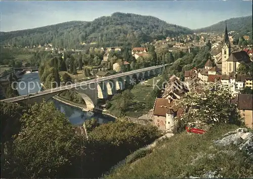 Baden AG mit Viadukt Kat. Baden