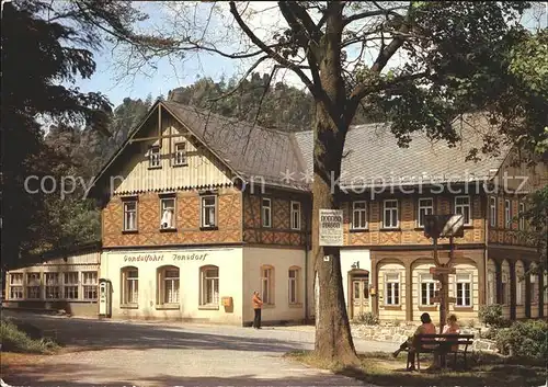 Jonsdorf HO Gaststaette Gondelfahrt  Kat. Kurort Jonsdorf