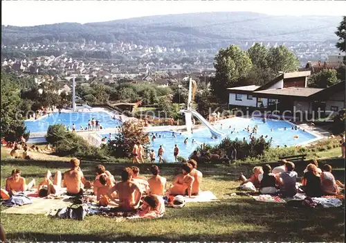 Niedernhausen Taunus Waldschwimmbad Kat. Niedernhausen