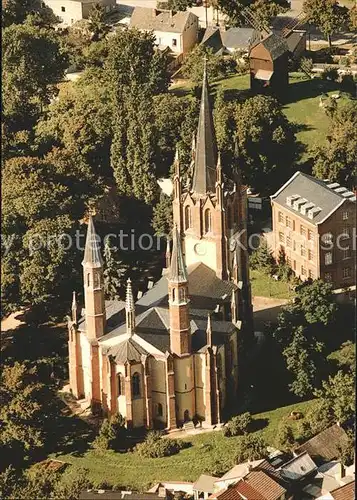 Werder Havel Heilig Geist Kirche Erbauer August Stueler 19. Jhdt. Fliegeraufnahme Kat. Werder