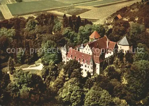 Jagsthausen Heilbronn Goetzenburg Goetz von Berlichingen Fliegeraufnahme Kat. Jagsthausen