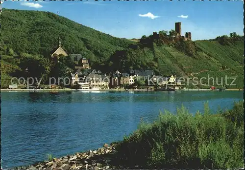 Beilstein Mosel Burgruine Kat. Beilstein