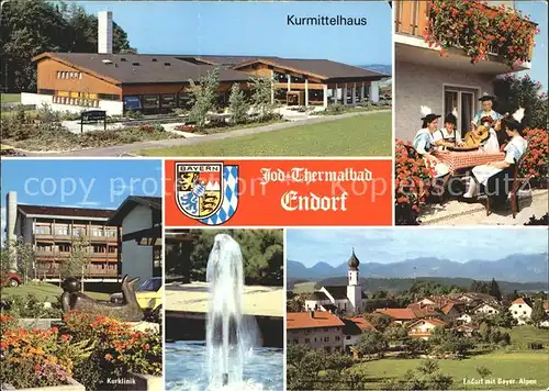 Endorf Bad Kurmittelhaus Kurklinik  Kat. Bad Endorf