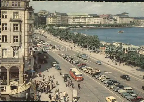 Hamburg Jungfernstieg Binnenalster Kat. Hamburg