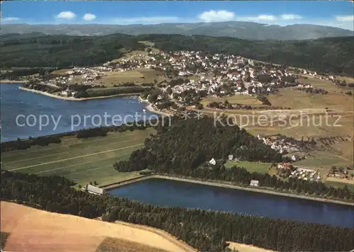 Langscheid Sorpesee Naturdamm Fliegeraufnahme Kat. Sundern (Sauerland)