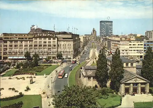 Berlin Wittenbergplatz und Tauentzienstrasse mit Kaufhaus des Westens Kat. Berlin