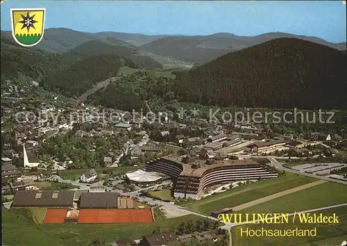 Willingen Sauerland Fliegeraufnahme  Kat. Willingen (Upland)