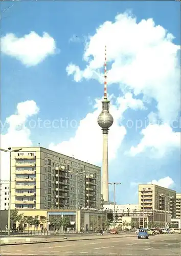 Berlin Karl Marx Allee Fernsehturm Kat. Berlin