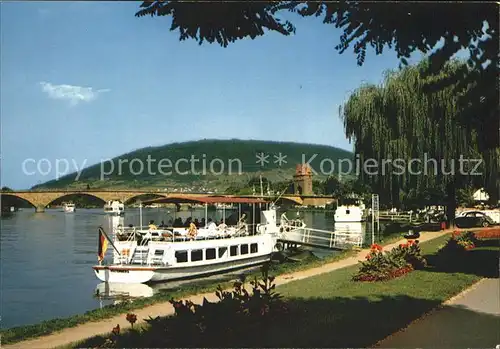 Miltenberg Main Mainpromenade Fahrgastschiff  Kat. Miltenberg