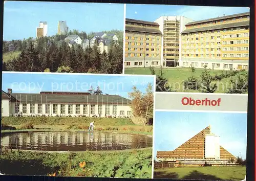 Oberhof Thueringen Interhotel Panorama FDGB Heim Fritz Weineck Kurhaus Kat. Oberhof Thueringen