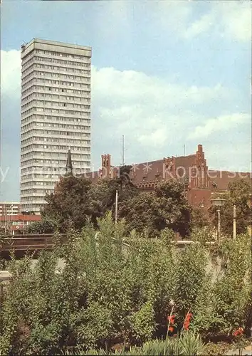 Frankfurt Oder Hochhaus Platz der Republik Jugendtouristenhotel Kat. Frankfurt Oder