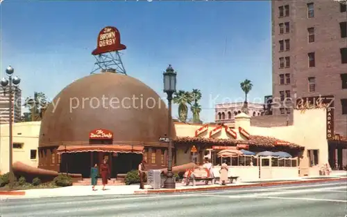 Los Angeles California Brown Derby Restaurant Kat. Los Angeles