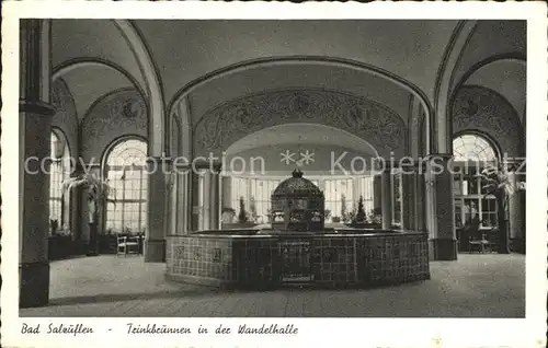 Bad Salzuflen Trinkbrunnen in der Wandelhalle Kat. Bad Salzuflen