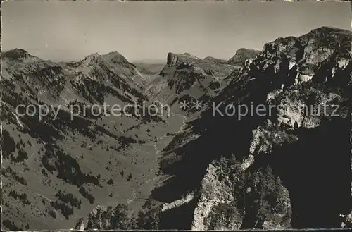 Beatenberg Niederhorn mit Justistal Kat. Beatenberg