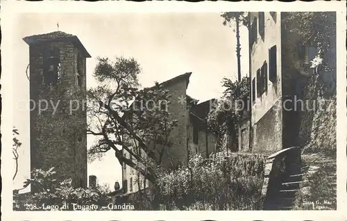 Gandria Lago di Lugano Dorfpartie Kat. Gandria