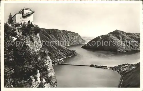 Lugano TI Monte San Salvatore Vetta Lago di Lugano Kat. Lugano