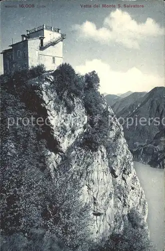 Lugano TI Monte San Salvatore Lago di Lugano Luganersee Alpen Kat. Lugano