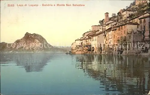 Gandria Lago di Lugano e Monte San Salvatore Kat. Gandria