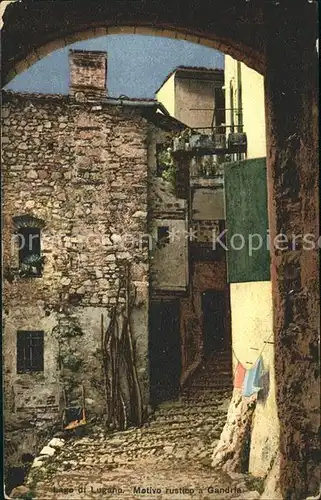 Gandria Lago di Lugano Motivo rustico Kat. Gandria