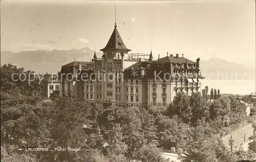 Lausanne VD Hotel Royal Kat. Lausanne