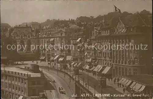 Lausanne VD Kursaal et Grand Pont Kat. Lausanne