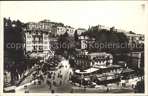 Lausanne VD Place de la Gare  Kat. Lausanne