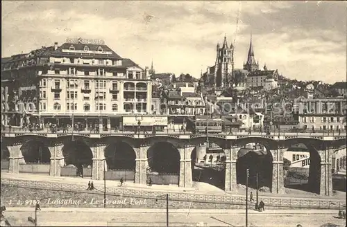 Lausanne VD Le Grand Pont Kat. Lausanne