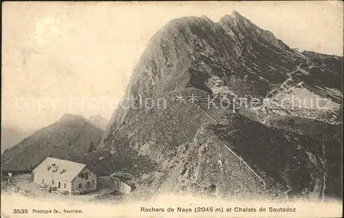 Rochers de Naye et Chalets de Sautodoz Kat. Rochers de Naye