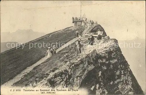 Rochers de Naye Aussichtspunkt Kat. Rochers de Naye