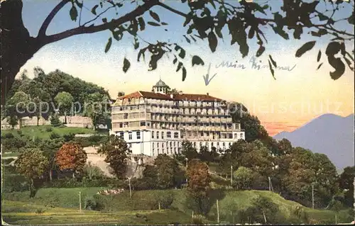 Lugano TI Kurhaus Sanatorium Kat. Lugano