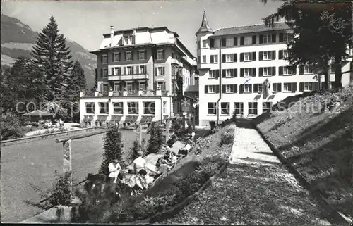 Lungern Haus St. Josef mit Marienburg und Garten Kat. Lungern