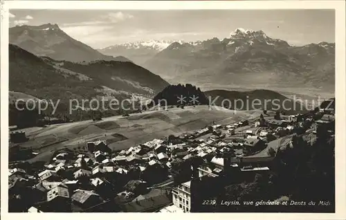 Leysin avec Dents du Midi Kat. Leysin