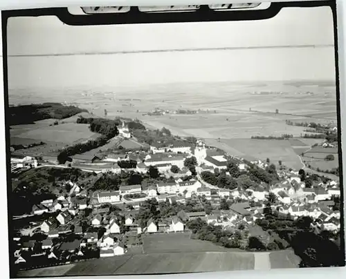 Mallersdorf Mallersdorrf Fliegeraufnahme ungelaufen ca. 1965 / Mallersdorf-Pfaffenberg /Straubing-Bogen LKR