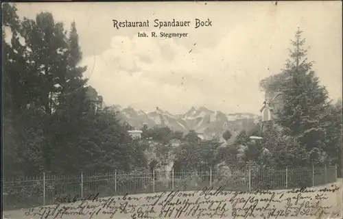 Spandau Restaurant Spandauer Bock / Berlin /Berlin Stadtkreis