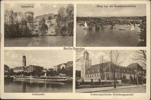 Spandau Heerstrassenbruecke Juliusturm Lindenufer Erziehungsanstalt  / Berlin /Berlin Stadtkreis