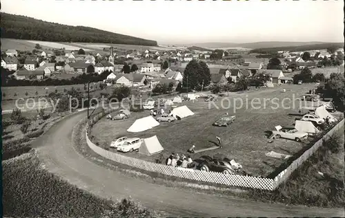 Rothemann Teilansicht mit Campingplatz in der Rhoen Kat. Eichenzell