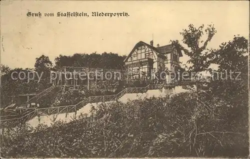 Niederpoyritz Gasthaus Staffelstein Kat. Dresden