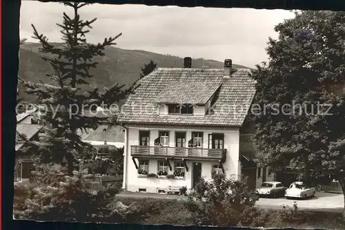 Schluchsee Fremdenheim Zaehringer Kat. Schluchsee