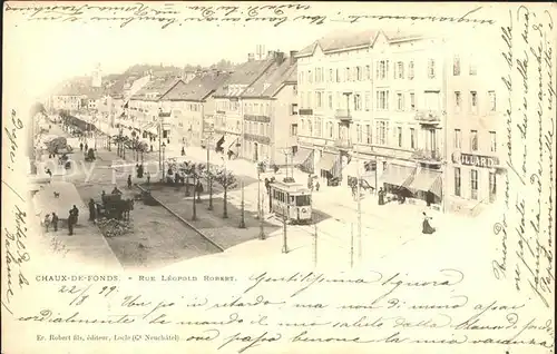 La Chaux de Fonds Rue Leopold Robert Kat. La Chaux de Fonds