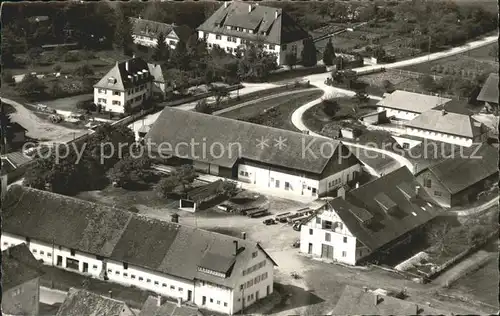 Aulendorf Staatl Lehr und Versuchsanstalt fuer Viehhaltung Fliegeraufnahme Kat. Aulendorf