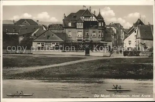 Trittenheim Mosel Hotel Krone Moselpartie Kat. Trittenheim