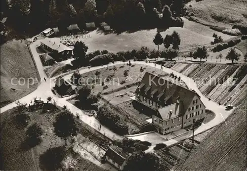 Vohenstein DRK Altersheim und JRK Ferienlager Fliegeraufnahme Kat. Rosengarten