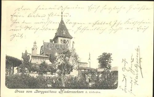 Gehrden Hannover Berggasthaus Niedersachsen Kat. Gehrden