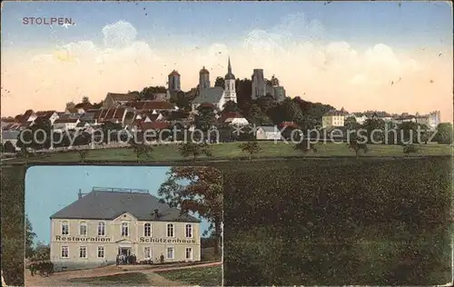 Stolpen Gesamtansicht Restauration Schuetzenhaus Kat. Stolpen