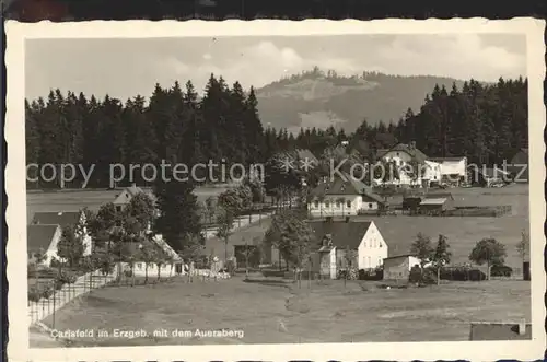 Carlsfeld Erzgebirge mit Auersberg Kat. Eibenstock